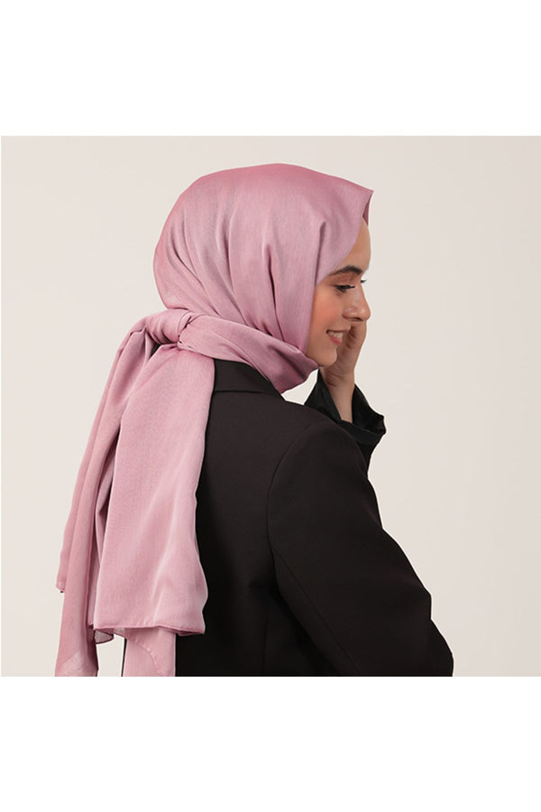 Janjanlı Şifon Şal - Leylak