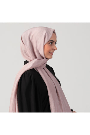 Pamuk Vual Şal - Pudra