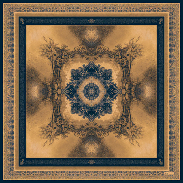 Efilia Desenli Eşarp - Köklerin Aynası - Camel