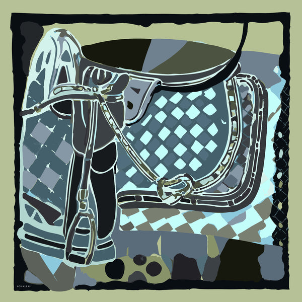 Efilia Desenli Eşarp - Pastel Yolculuk - Nefti