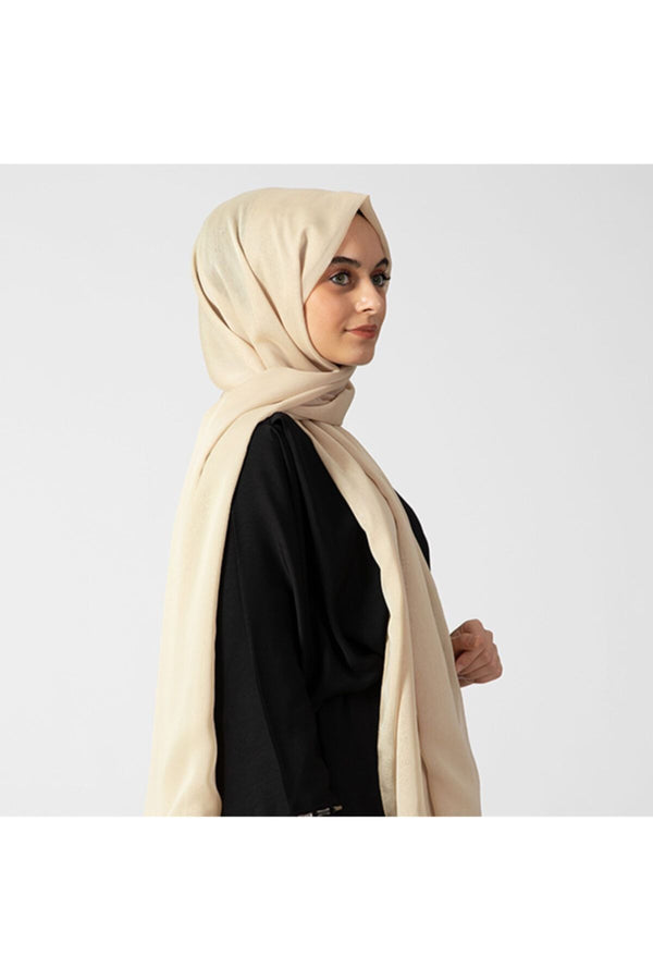 Janjanlı Şifon Şal - Hasat Sarı