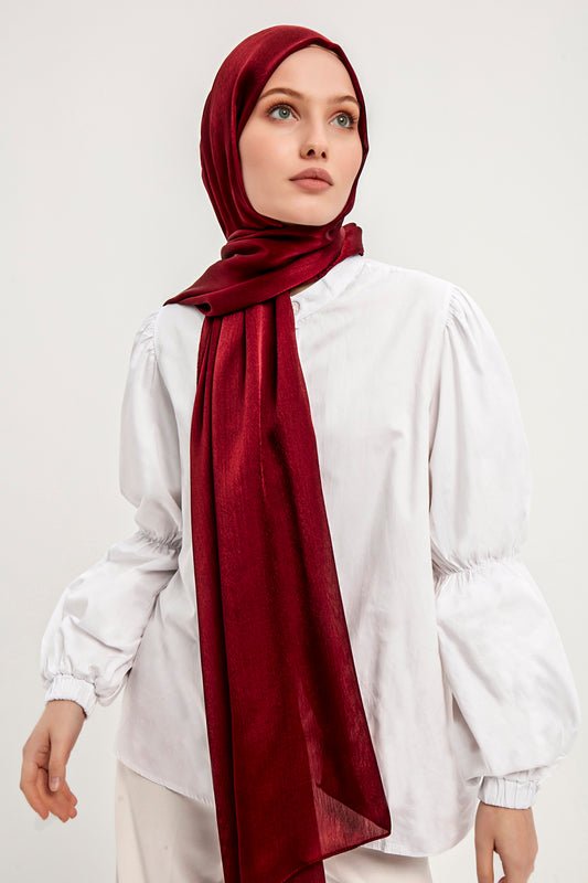 Abiye Şal - Bordo