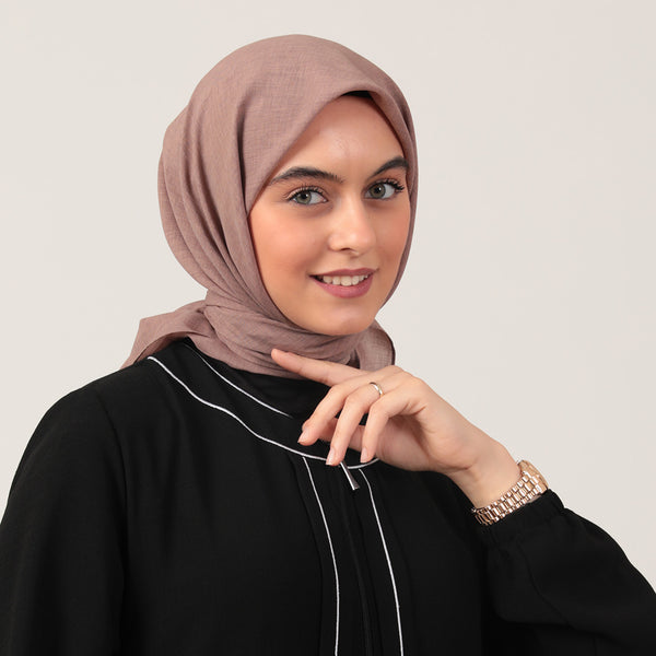 Yazlık Denim Eşarp - Mocha