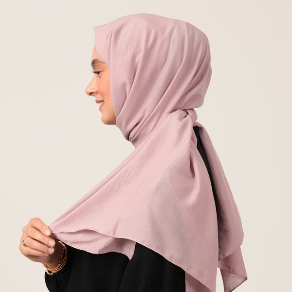 Bambu Pamuk Şal - Açık Lila