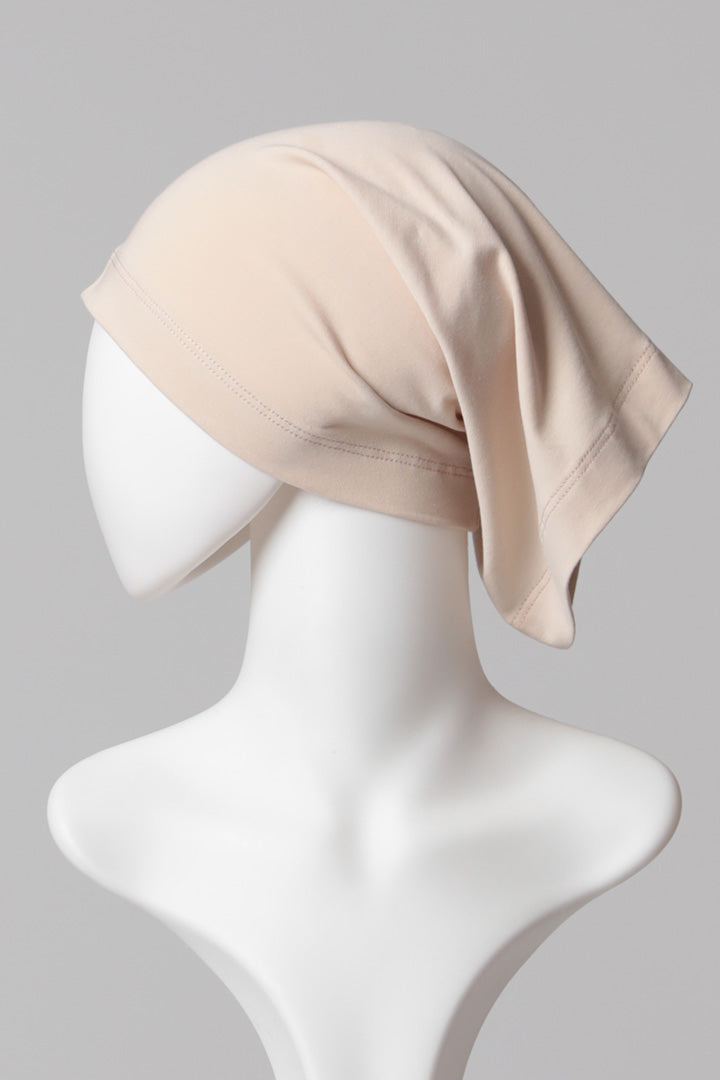 Düz Boru Bone Uzun Boy - Vizon