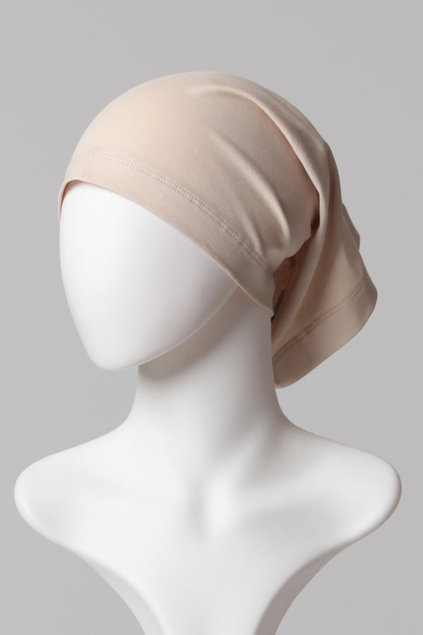 Düz Boru Bone Uzun Boy - Vizon