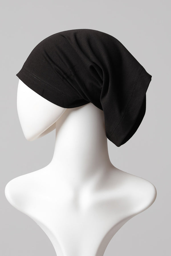 Düz Boru Bone Uzun Boy - Siyah