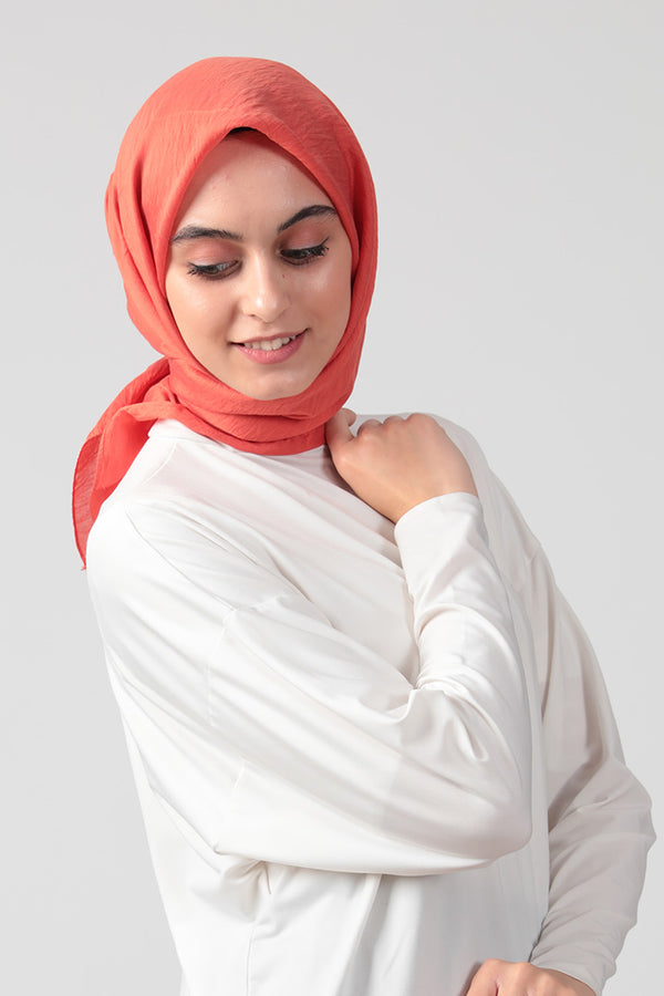 Ipekli Günlük 100x100 Cm Eşarp - Nar Çiçeği