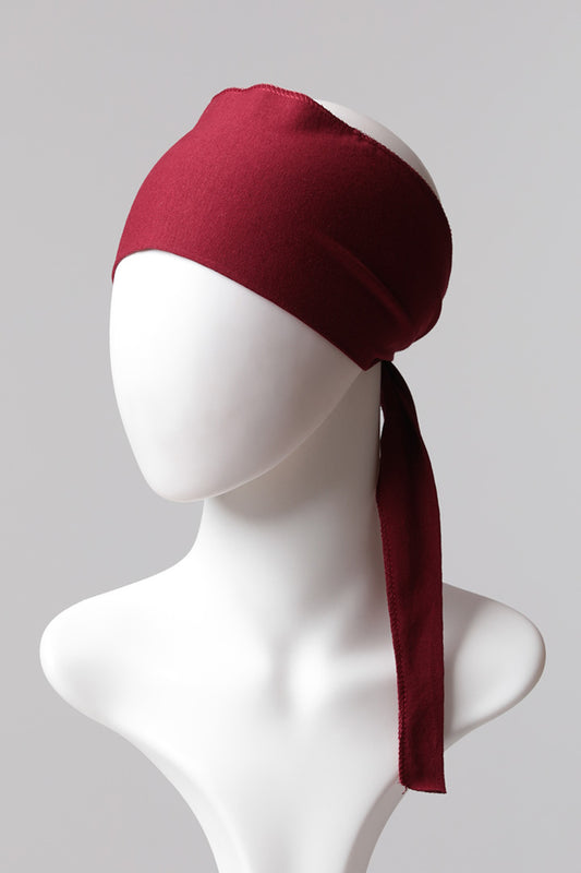 Düz Bandana Bone - Bordo