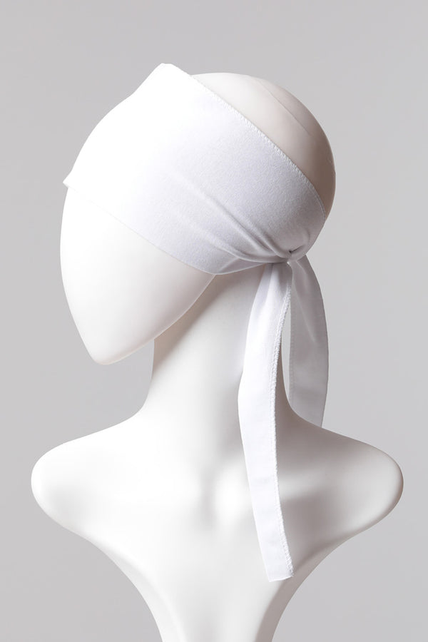 Düz Bandana Bone - Beyaz