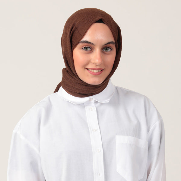 Bürümcük Şal - Kahverengi