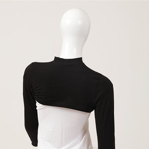 Tesettür Boyunluklu Kolluk - Siyah