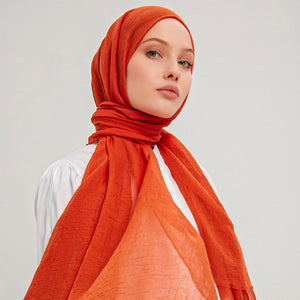 Ultra İnce Şal - Tarçın