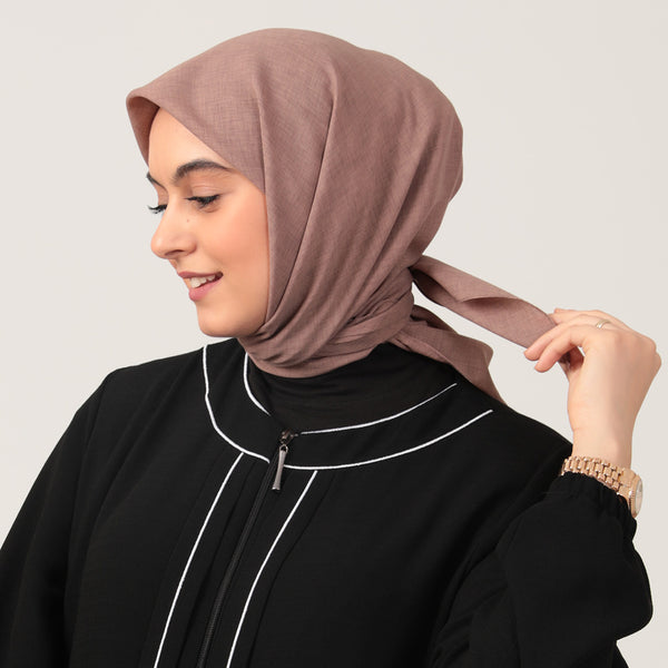 Yazlık Denim Eşarp - Mocha