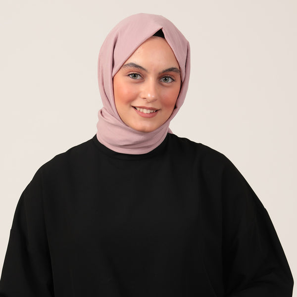 Bambu Pamuk Şal - Açık Lila