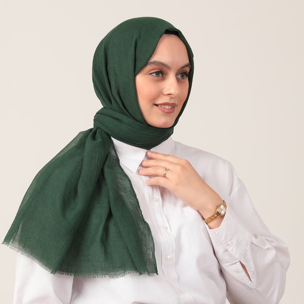 Ultra İnce Şal - Çam Yeşili