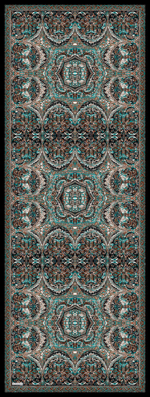 Vierra Desenli Şal - Ebedi Saraylar - Vizon