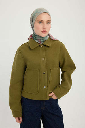 Efilia Desenli Eşarp - Mercan Bahçesi - Nefti