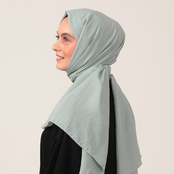 Bambu Pamuk Şal - Mint Yeşili