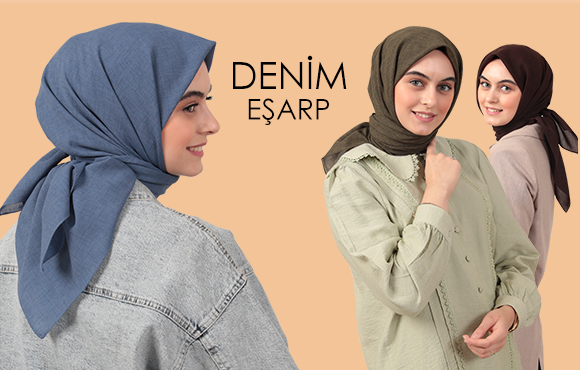 ipekistanbul Yazlık Denim Eşarp Modelleri ve Renkleri