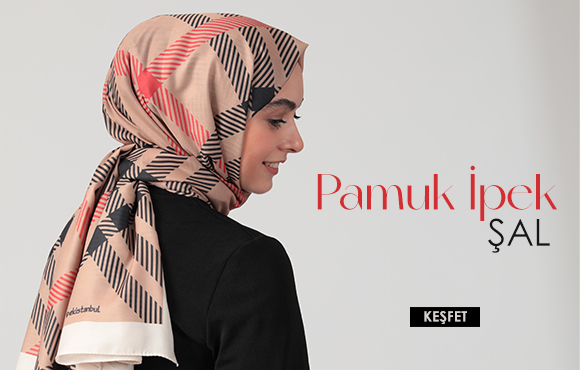 ipekistanbul Ekose Desen Pamuk İpek Şal Modelleri