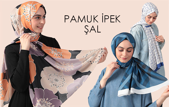 ipekistanbul Pamuk İpek Şal Modelleri