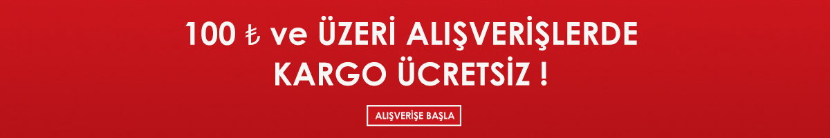 200₺ ve üzeri alışverişlerde kargo ücretsiz