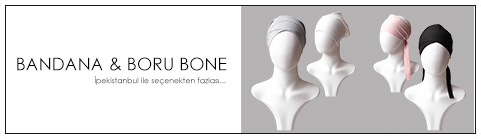 ipekistanbul Tesettür Bandana ve Boru Bone