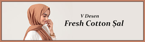 V Desen Fresh Cotton Şal Modelleri ve Kampanyalı Fiyatlar