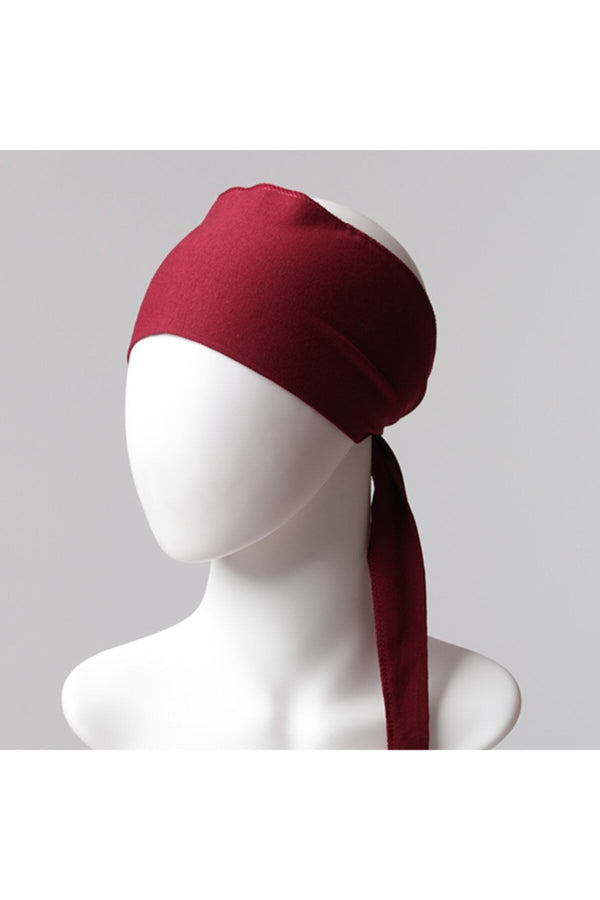 Düz Bandana Bone - Bordo