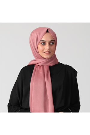 Janjanlı Şifon Şal - Soğan Kabuğu