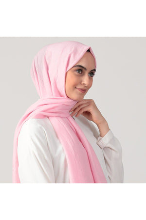 Pamuk Kraş Şal - Pembe