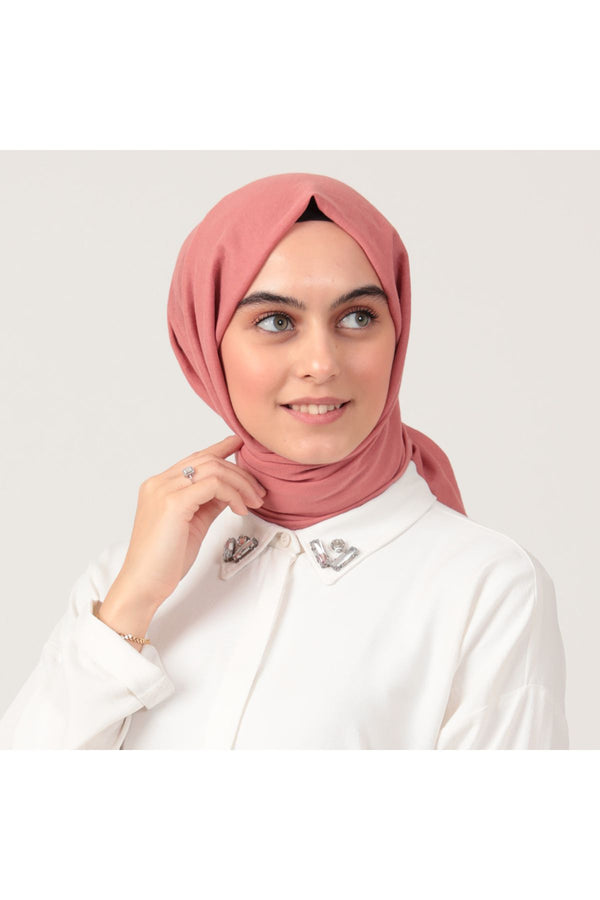 Organik Pamuk Şal - Pembe