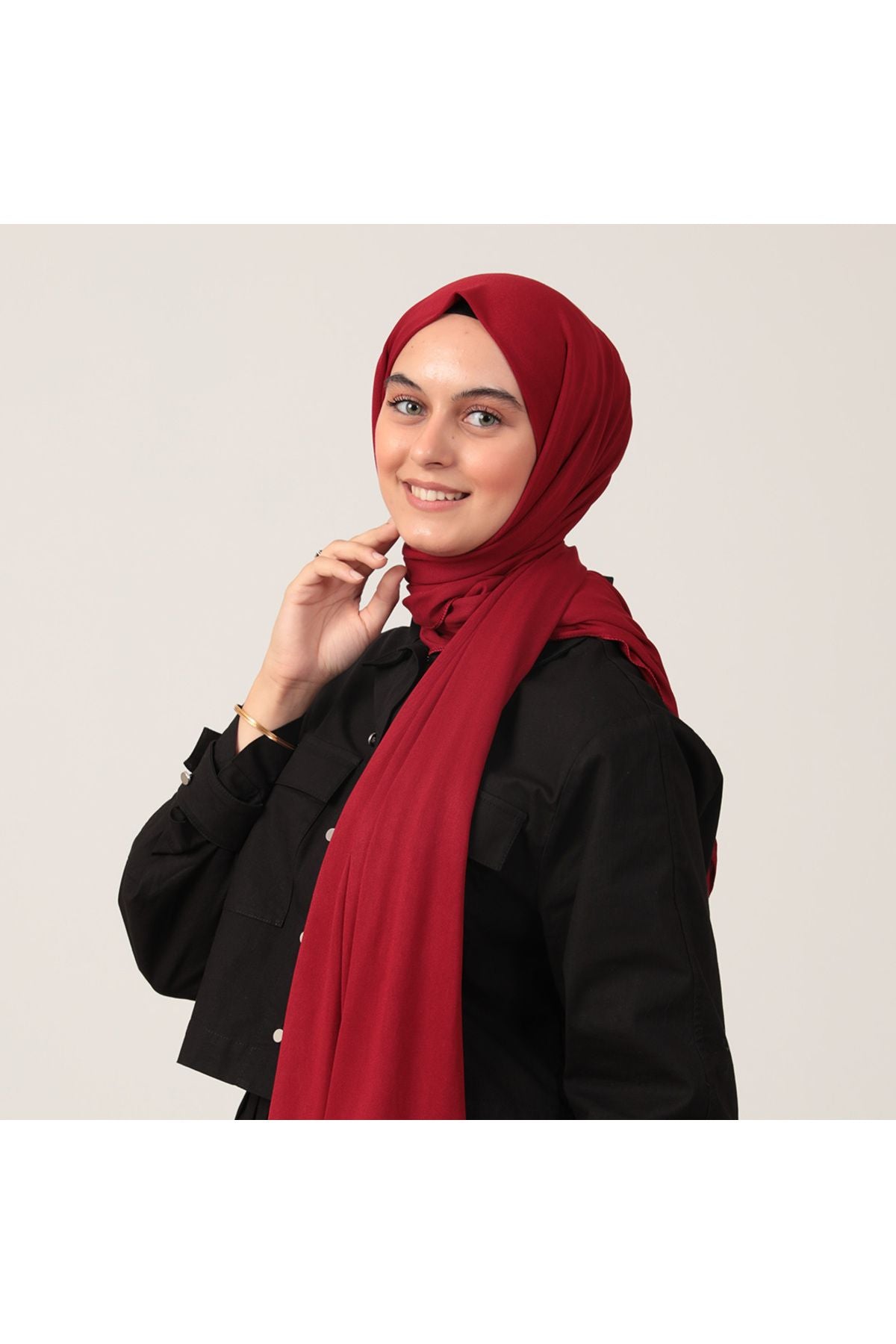 Penye Şal - Vişne