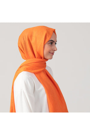 Pamuk Kraş Şal - Oranj