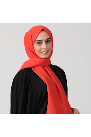 Pamuk Vual Şal - Turuncu