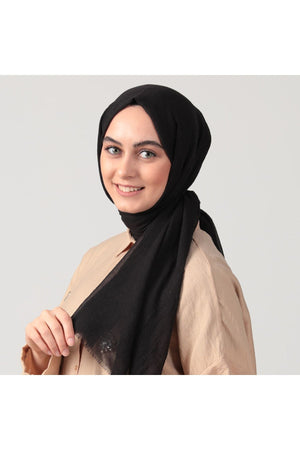 Ultra İnce Şal - Siyah