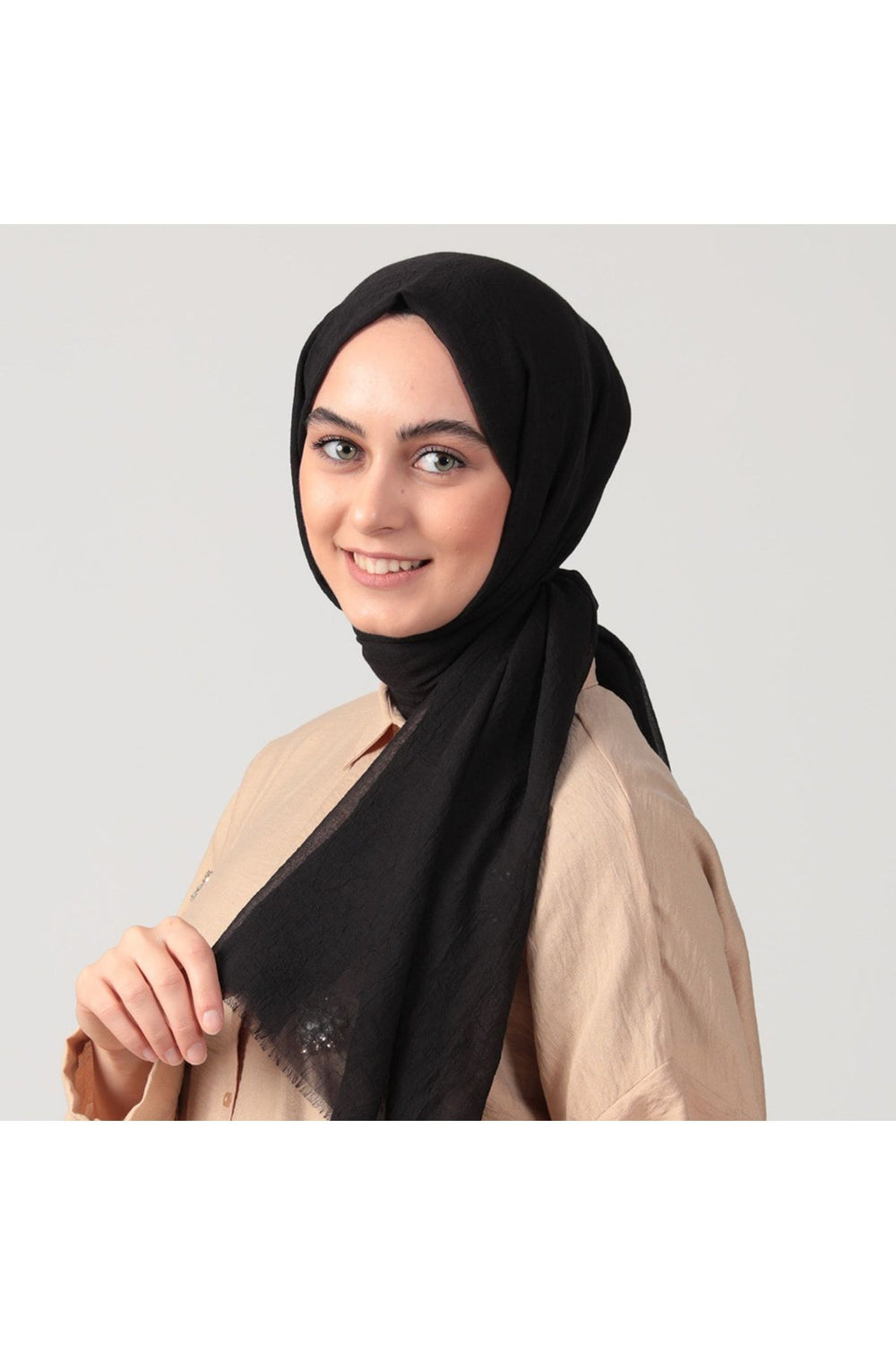 Ultra İnce Şal - Siyah