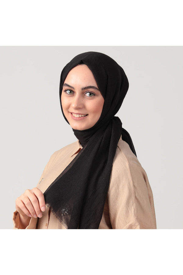 Ultra İnce Şal - Siyah