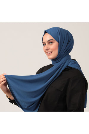 Penye Şal - Lacivert