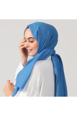 Pamuk Kraş Şal - İndigo