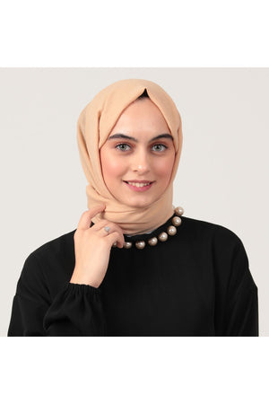 Organik Pamuk Şal - Açık Sarı