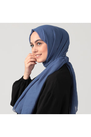 Ultra İnce Şal - Mavi