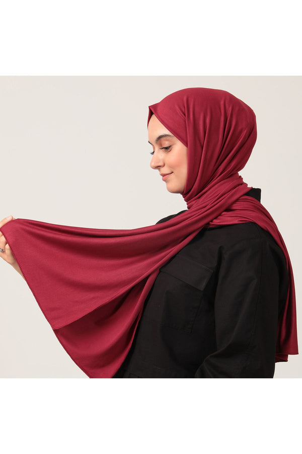 Penye Şal - Bordo
