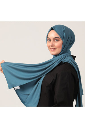 Penye Şal - Okyanus Mavi