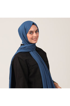 Penye Şal - Lacivert