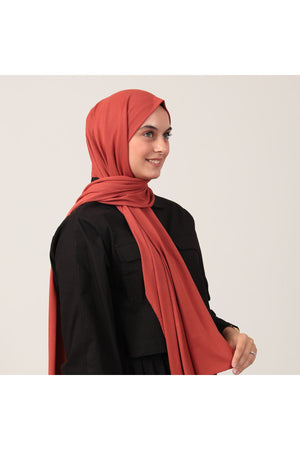 Penye Şal - Kiremit