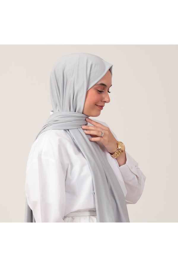 Penye Şal - Gümüş