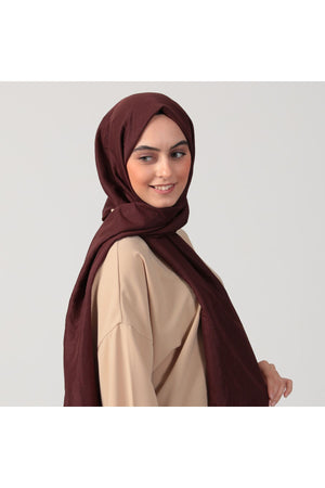 Pamuk Vual Şal - Acı Kahve