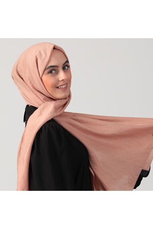 Pamuk Vual Şal - Soğan Kabuğu